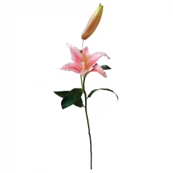 Lilja, 83 cm Rosa, konstgjord blomma