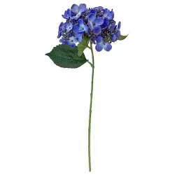 Hortensia, mörkblå, 50cm, konstgjord blomma