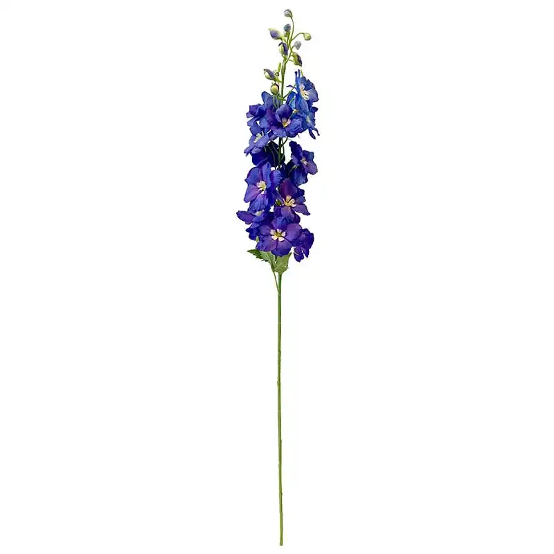 Riddaspore, blålila, 95cm, konstgjord blomma