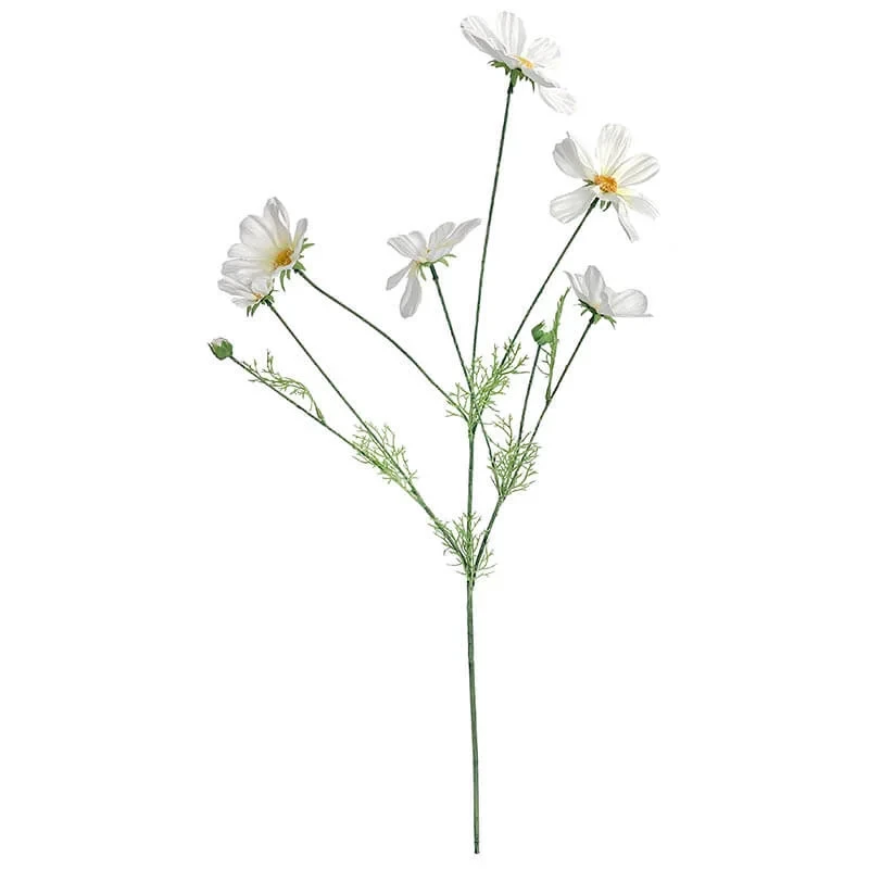 Rosenskära, crème, 92cm, konstgjord blomma