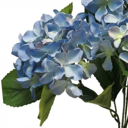Hortensiabukett, 45 cm, Blå, konstgjord blomma