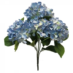 Hortensiabukett, 45 cm, Blå, konstgjord blomma