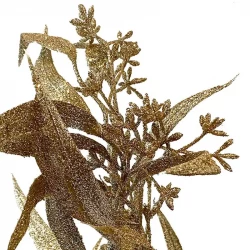 Eukalyptusgren, guld, 90 cm, konstgjord gren