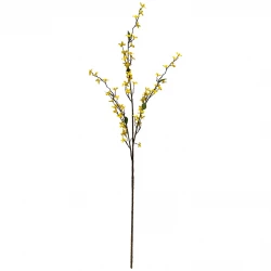 Forsythia gren, 123cm, konstgjord gren