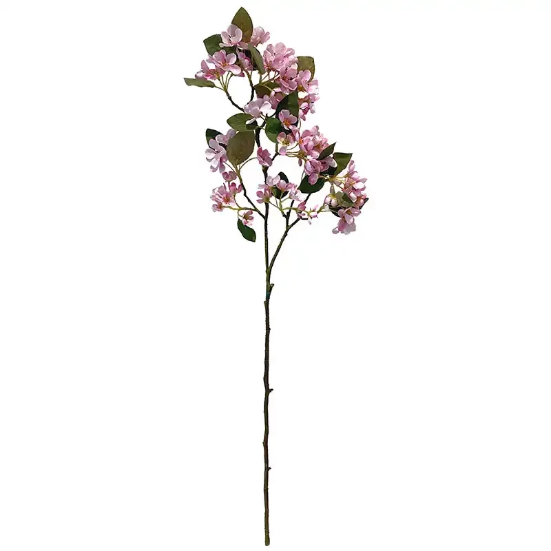 Blommande gren, rosa, 90cm, konstgjord gren