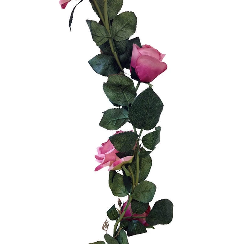 Rosranka, med 8 rosor, Rosa, 145 cm, konstgjord ranka