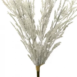 Gräs i vitt, 99 cm, konstgräs