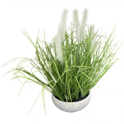 Gräs i kruka, 38 cm, konstgjord växt