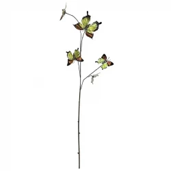 Fjärilar på gren, metalic, 5 st, Konstgjorda Djur