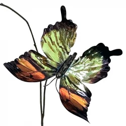 Fjärilar på gren, metalic, 5 st, Konstgjorda Djur
