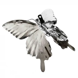 Fjärilar på klämmor, Metalic, 6 st, Konstgjorda Djur
