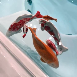 Koikarp, Porslinsfisk, kan flyta, 28cm