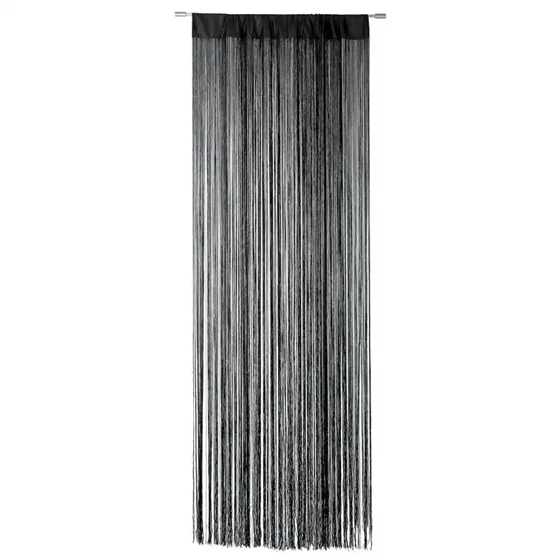 Niagara Trådgardin, 90 x 200 cm svart