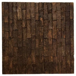 Mosaikmönstrat underlägg i bark 30 x 30 cm