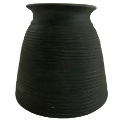 Kruka / vas, Grön Keramik 19 cm