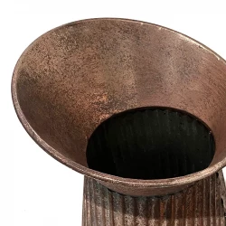 Kanna i metall, antik kopparlook, H50cm