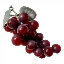 Druvklase, 10cm, vinröd, konstgjord frukt