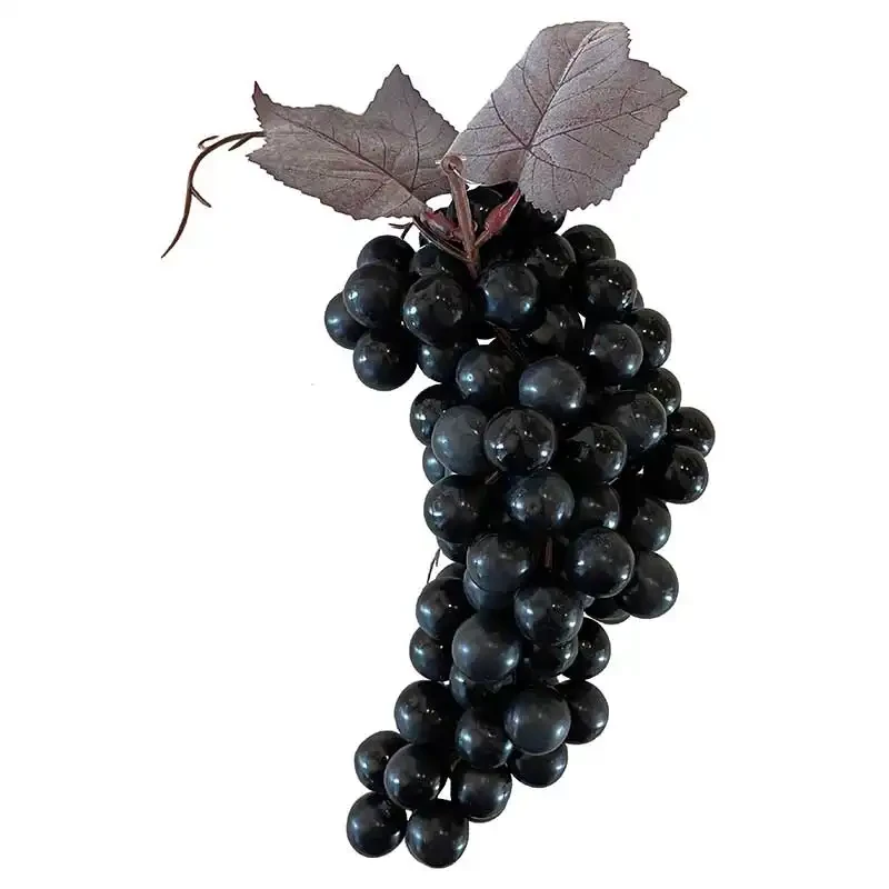 Druvklas, 90st, 25cm, svart, konstgjord frukt