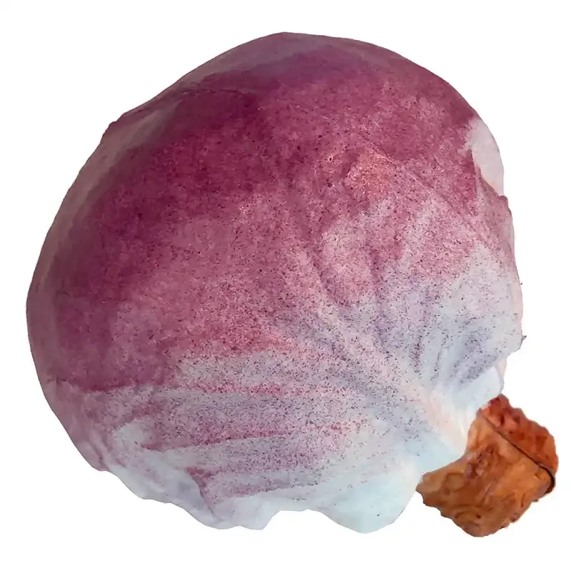Rödkålshuvud, 13 cm, konstgjord mat