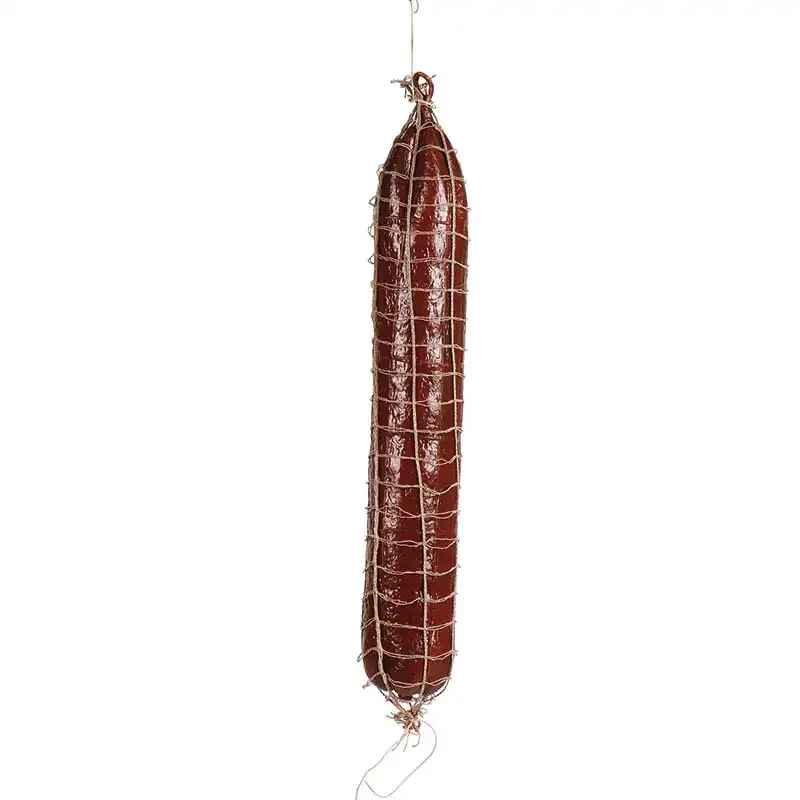 Korv / Salami med nät, konstgjord mat