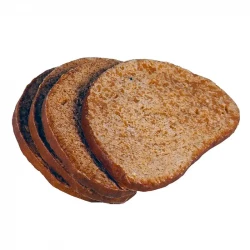 Mörkt bröd skivor, 4 st. konstgjord mat