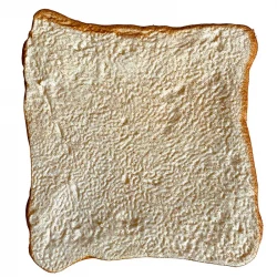 Toast rostat bröd, 4 st/påse, konstgjord mat
