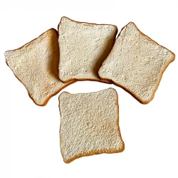 Toast rostat bröd, 4 st/påse, konstgjord mat