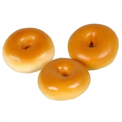 Bagels, 8cm, konstgjord bröd