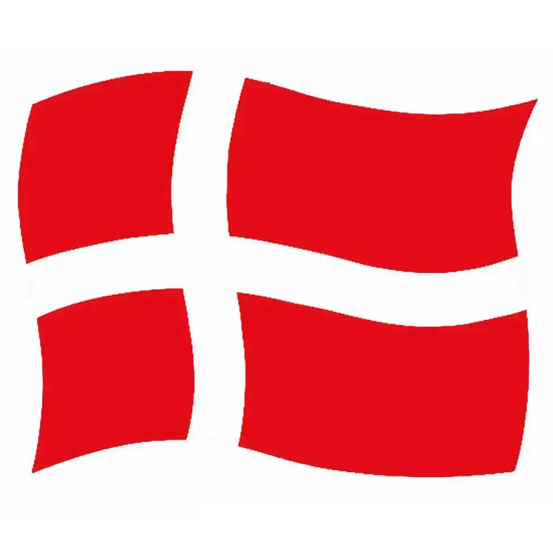 Självhäftande flagga, Dannebrog, A4, (10 st. / Förpackning)