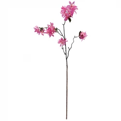 Clematis, 81cm, pink, konstgjord blomstergren