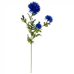 Kornblomst, blå, 100cm. kunstig blomst