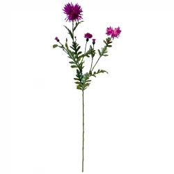 Kornblomst, pink, 100cm. kunstig blomst