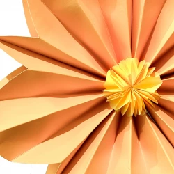 Pappersblommor, Ø30cm, orange, konstgjord blomma