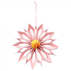 Pappersblommor, Ø30cm, rosa, konstgjord blomma
