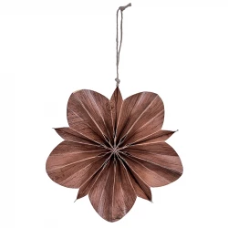 Pappersblommor, Ø20cm, brun, konstgjord blomma
