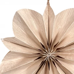 Pappersblommor, Ø20cm, beige, konstgjord blomma