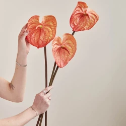 Flamingoblomma, anthurium, 65cm, konstgjord blomma