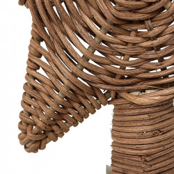 Toppstjärna, rattan, 19cm