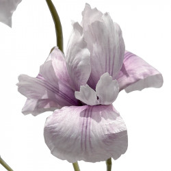 Iris, 103cm, lila, konstgjord blomstergren