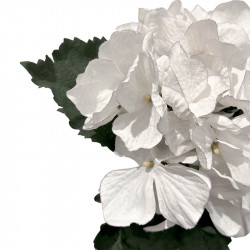 Hortensia, 60cm, vit, konstgjord blomma