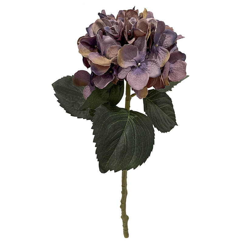 Hortensia, 48cm lila, konstgjord blomma