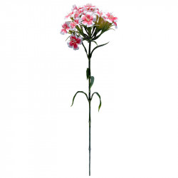 Nejlika, 55cm, pink, konstgjord blomma