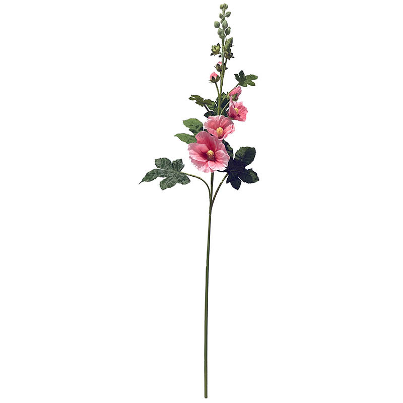 Stockros, Alcea, 102cm, konstgjord blomma