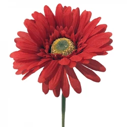 Gerbera, 50cm, röd, konstgjord blomma