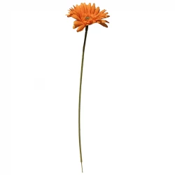 Gerbera, 50cm, orange, konstgjord blomma