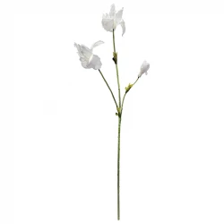 Iris, 103cm, vit, konstgjord blomma