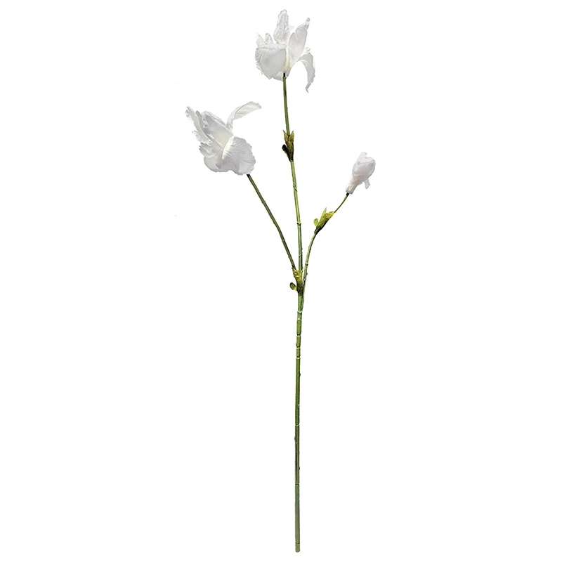 Iris, 103cm, vit, konstgjord blomma