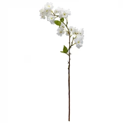 Körsbärsgren, vit, 79cm, konstgjord blomma