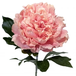 Pion, 75cm, pink, konstgjord blomma