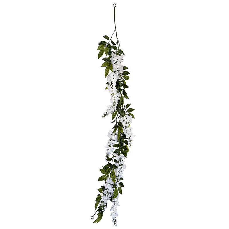 Blåregnsranka, 156cm, konstgjord blomma